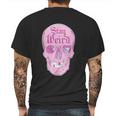 Pastel Goth Girl Stay Weird Emo Pink Skull Mens Back Print T-shirt