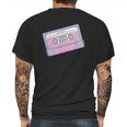 Pastel Goth Style Cartoon Tape Mens Back Print T-shirt