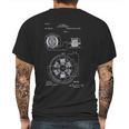 Patent Earth Tesla Alternating Motor Engineering Student Tesla Inventions Mens Back Print T-shirt