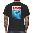 Paws Jaws Rabbit And Carrot Mens Back Print T-shirt