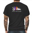 Peace Love Deliver Fedex Express Mens Back Print T-shirt