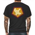 Peacemaker Superhero Emblem Mens Back Print T-shirt