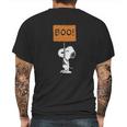 Peanuts Halloween Boo Mens Back Print T-shirt