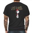 Peanuts Snoopy Like A Boss Mens Back Print T-shirt