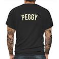 Peggy Schuyler Simple Funny Plain Halloween Costume Mens Back Print T-shirt