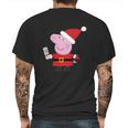 Peppa Pig And White Claw Mens Back Print T-shirt