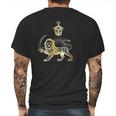 Persian Flag Iranian Lion Sun And Crown Mens Back Print T-shirt