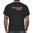 Phenomenally Asian Nice Gifts Mens Back Print T-shirt