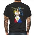 Philippines Pinay Filipina Pride Islands Flag Mens Back Print T-shirt