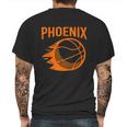 Phoenix Basketball Retro City Arizona State Bball Mens Back Print T-shirt