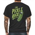 I Am Pickle Rick Mens Back Print T-shirt