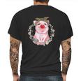 Pig Cute Love Funny Animal Piggy Mens Back Print T-shirt