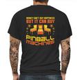 Pinball Machines Funny Vintage Arcade Game Lover Mens Back Print T-shirt