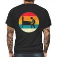 Pinball Player Machine Arcade 70S Retro Vintage Mens Back Print T-shirt