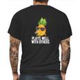 Pineapple Swinger Plays Well With Others Swingers Shirt Mens Back Print T-shirt