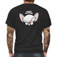 Pinky And The Brain Big Face Mens Back Print T-shirt