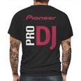 Pioneer Dj Mens Back Print T-shirt