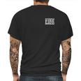 Pittsburgh Fire Bureau Mens Back Print T-shirt