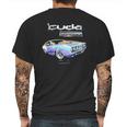 Plymouth Barracuda Cuda Mens Back Print T-shirt