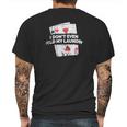 Poker I Do Not Even Fold My Laundry Funny Card Player Texas Mens Back Print T-shirt