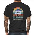 Pop Pop Shark Doo Doo Doo Baby Shark Mens Back Print T-shirt