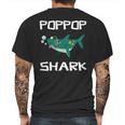 Poppop Grandpa Gift Poppop Grandpa Shark Mens Back Print T-shirt