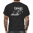 Porsche Boxster 986 Mens Back Print T-shirt