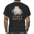 Power Napper Mens Back Print T-shirt