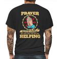 Prayer The Best Way To Do Nothing Funny Atheist Mens Back Print T-shirt