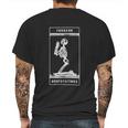 Praying Skeleton Forward Observations Group Mens Back Print T-shirt