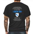 Prolife Jeremiah 1 5 Before I Formed You I Knew You Mens Back Print T-shirt