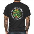 Protect The Wildlife Save The Rainforest Environmental Mens Back Print T-shirt