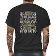 I Am Very Proud To Be Called A Pig It Stands For Pride Integrity And Guts Mens Back Print T-shirt