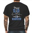 Proud Dad Diabetes Awareness Type 1 Insulin Pancreas Mens Back Print T-shirt