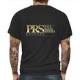 Prs- Paul Reed Smith Guitars Gold Mens Back Print T-shirt