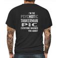 Psychotic Tankerman Pic Job Shirts Mens Back Print T-shirt