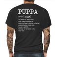 Puppa Definition Fathers Day Gifts Mens Back Print T-shirt