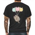 Pusheen The Cat Balloons Juniors Mens Back Print T-shirt