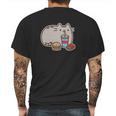 Pusheen The Cat Fast Food Mens Back Print T-shirt