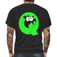 Q Name Charate Dracula Halloween Quote Mens Back Print T-shirt