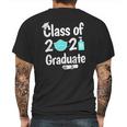 Quarantine 2021 Sanitizer High School Graduate Diploma Mens Back Print T-shirt