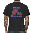 Quebec Nordiques Mens Back Print T-shirt