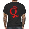 Queen Of Hearts King Of Hearts Mens Back Print T-shirt