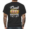 Queen Of The Slot Machine Mens Back Print T-shirt