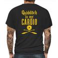 Quidditch Is My Cardio Racerback Tank Sports Tshirt Mens Back Print T-shirt