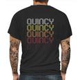 Quincy Ma Vintage Style Mens Back Print T-shirt