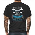 Raindrop Is A Kiss From My Husband That Is In Heaven Mens Back Print T-shirt