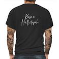 Raise A Hallelujah Mens Back Print T-shirt