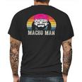 Randy Macho Man Savage Macho Man Mens Back Print T-shirt