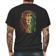 Rasta Reggae Lion Sunglass Art Gift For Rastafarian Lover Mens Back Print T-shirt